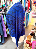 80s Squares and Squiggles Cardigan - Size 14/16