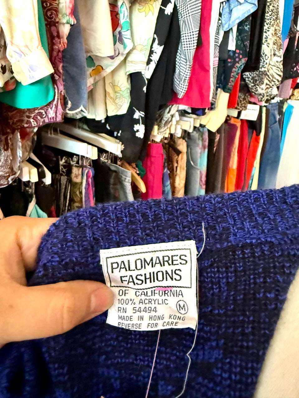 80s Squares and Squiggles Cardigan - Size 14/16