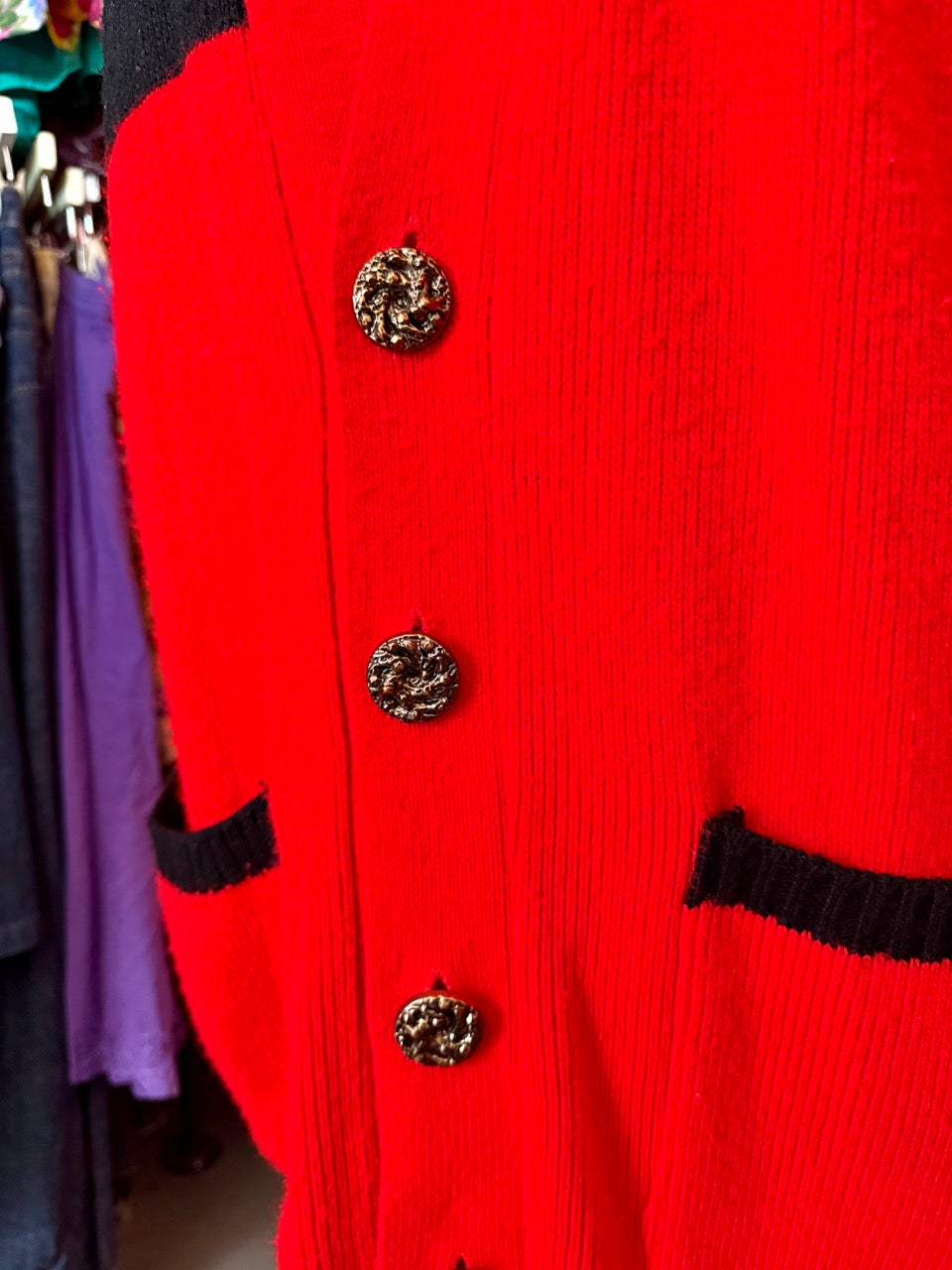 Always Moving Red Cardigan - Size 22-26