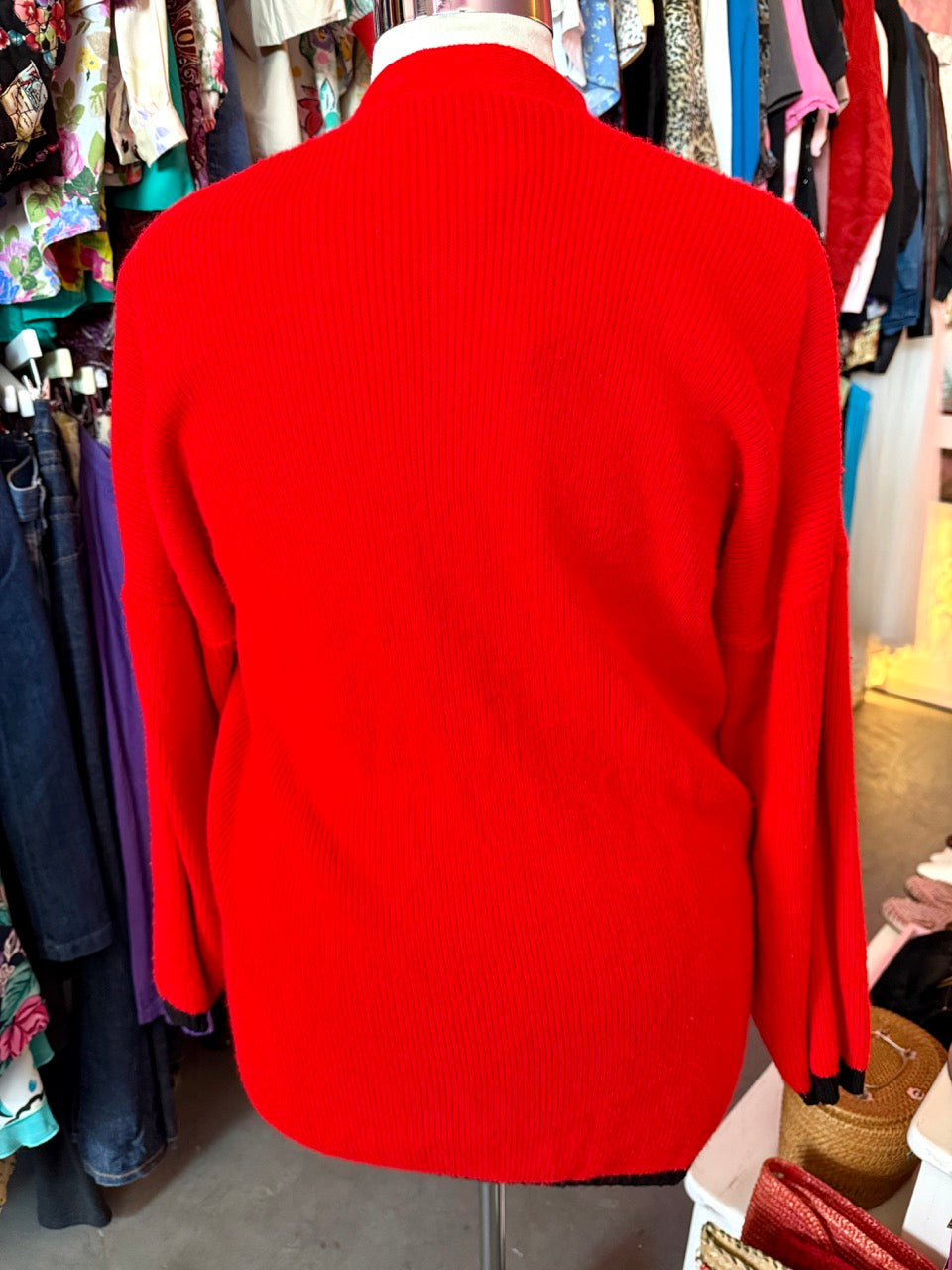 Always Moving Red Cardigan - Size 22-26