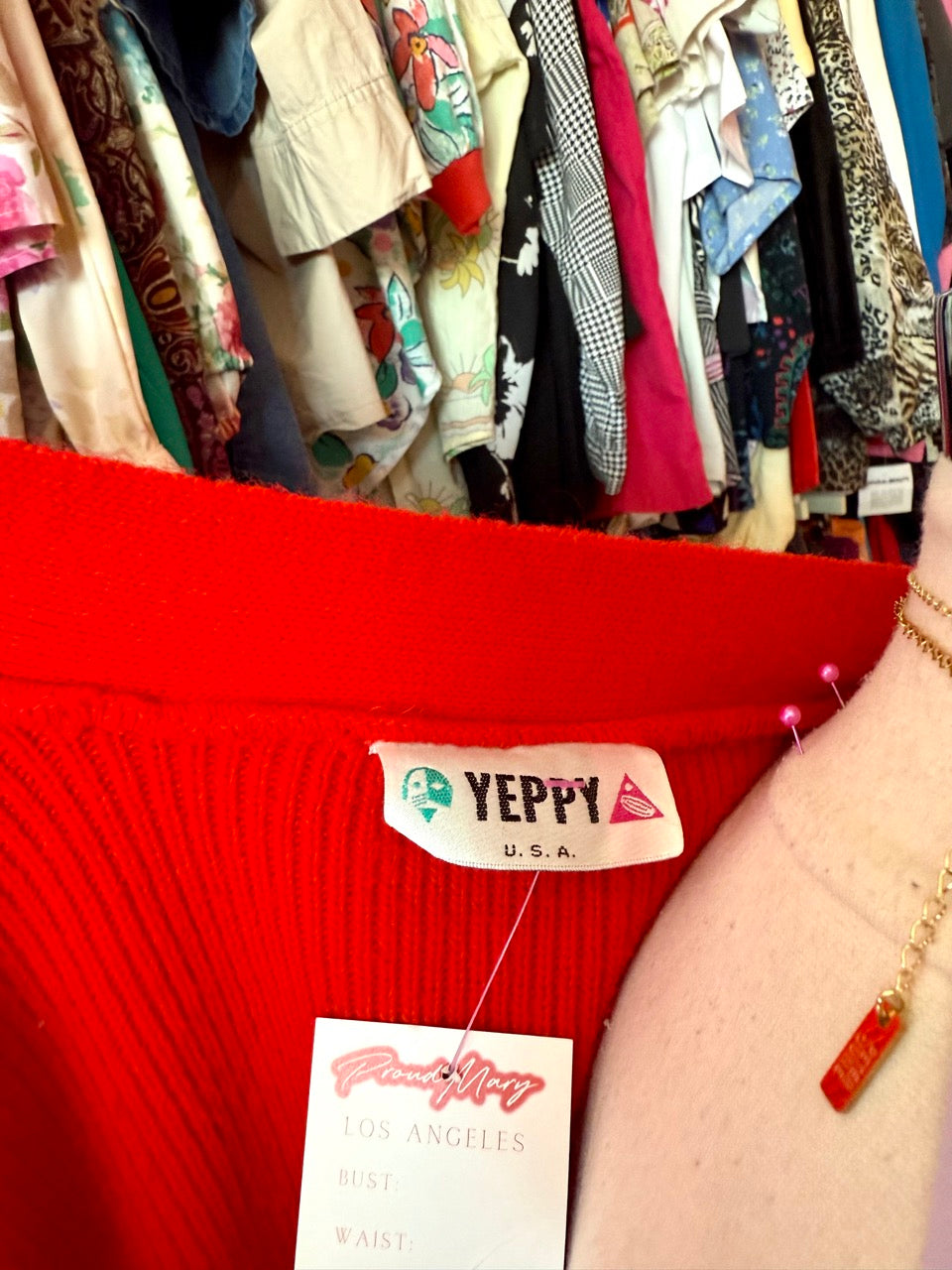 Always Moving Red Cardigan - Size 22-26