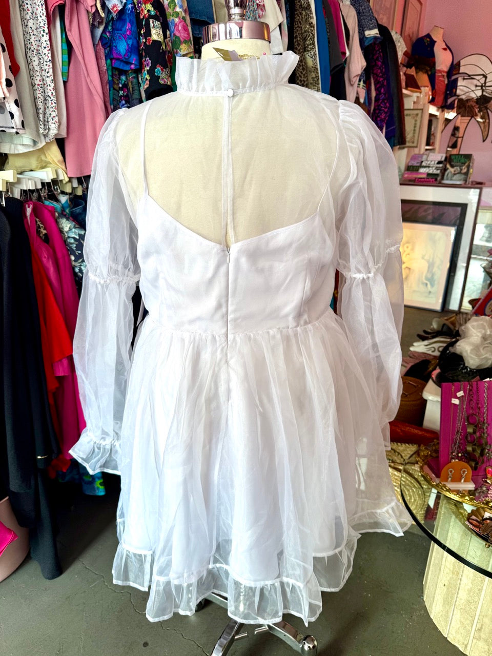 New With Tags - Bridal by Eloquii Organza Mini Dress - Size 18