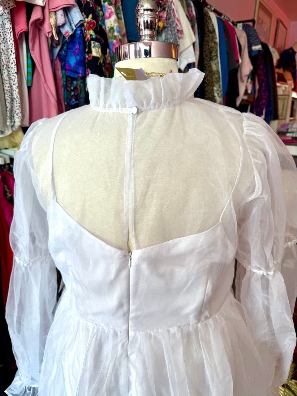 New With Tags - Bridal by Eloquii Organza Mini Dress - Size 18