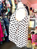 2000s Dotty Faux Wrap Top - Size 22-28