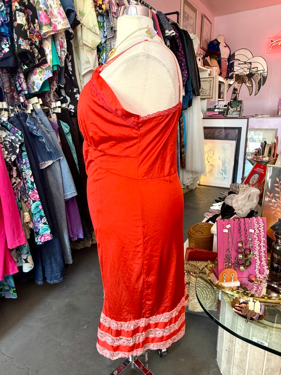 Boop Hand Dyed Vintage Slip Dress - Size 18-24