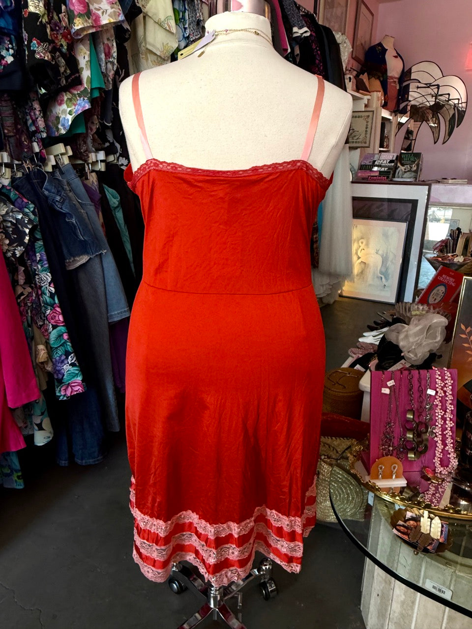 Boop Hand Dyed Vintage Slip Dress - Size 18-24