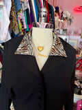 80s Zebra, but also Business Suit Jacket - Size 2X/3X
