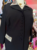 80s Zebra, but also Business Suit Jacket - Size 2X/3X