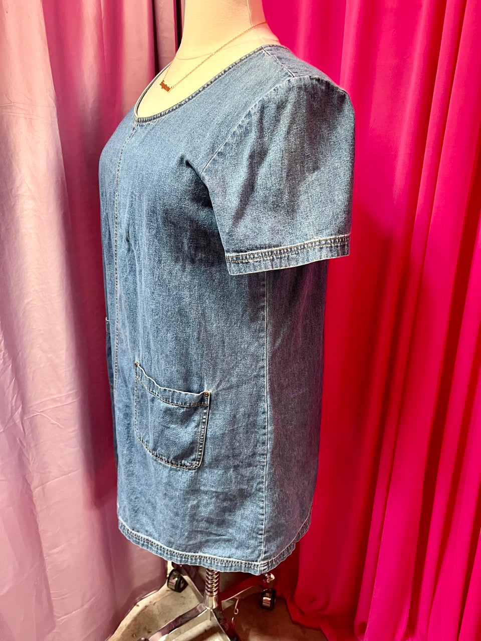 Westport Lt 90s Denim Smock Dress