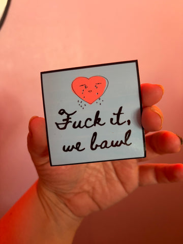 90's Stuff Pocket Universe Vinyl Textured Sticker