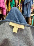 2000s Miss Honey Chambray Denim Smock Dress - Size 6X+