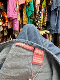 2000s Its The Weekend Chambray Denim Smock Dress - Size 6X+