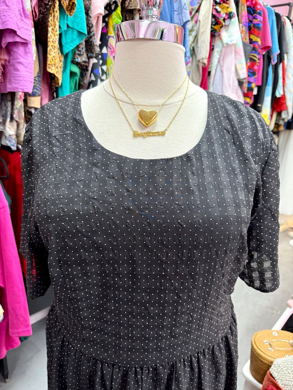 90s Polka Dot Dreamer Dress - Size 4X