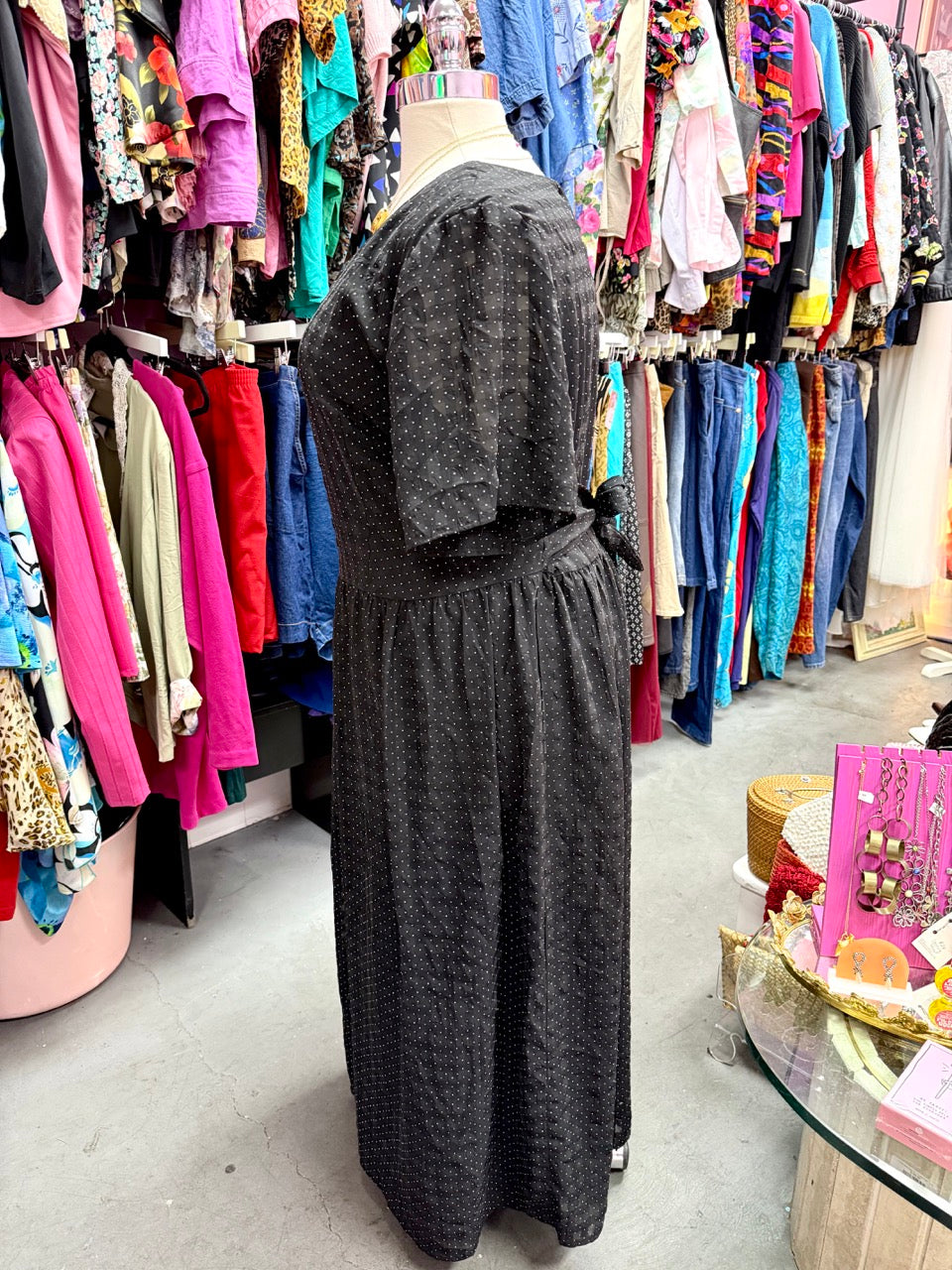 90s Polka Dot Dreamer Dress - Size 4X