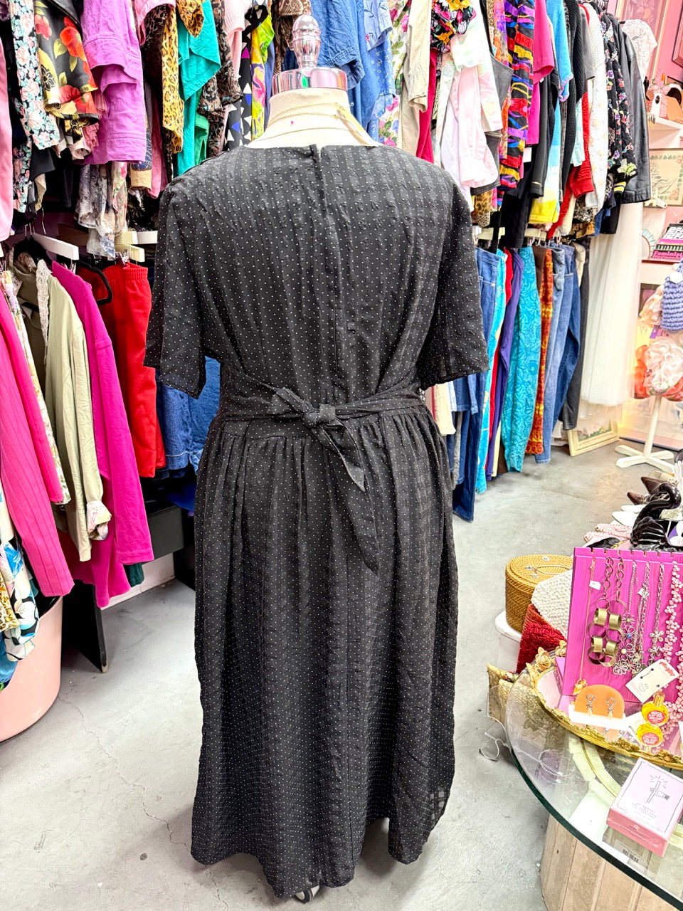 90s Polka Dot Dreamer Dress - Size 4X