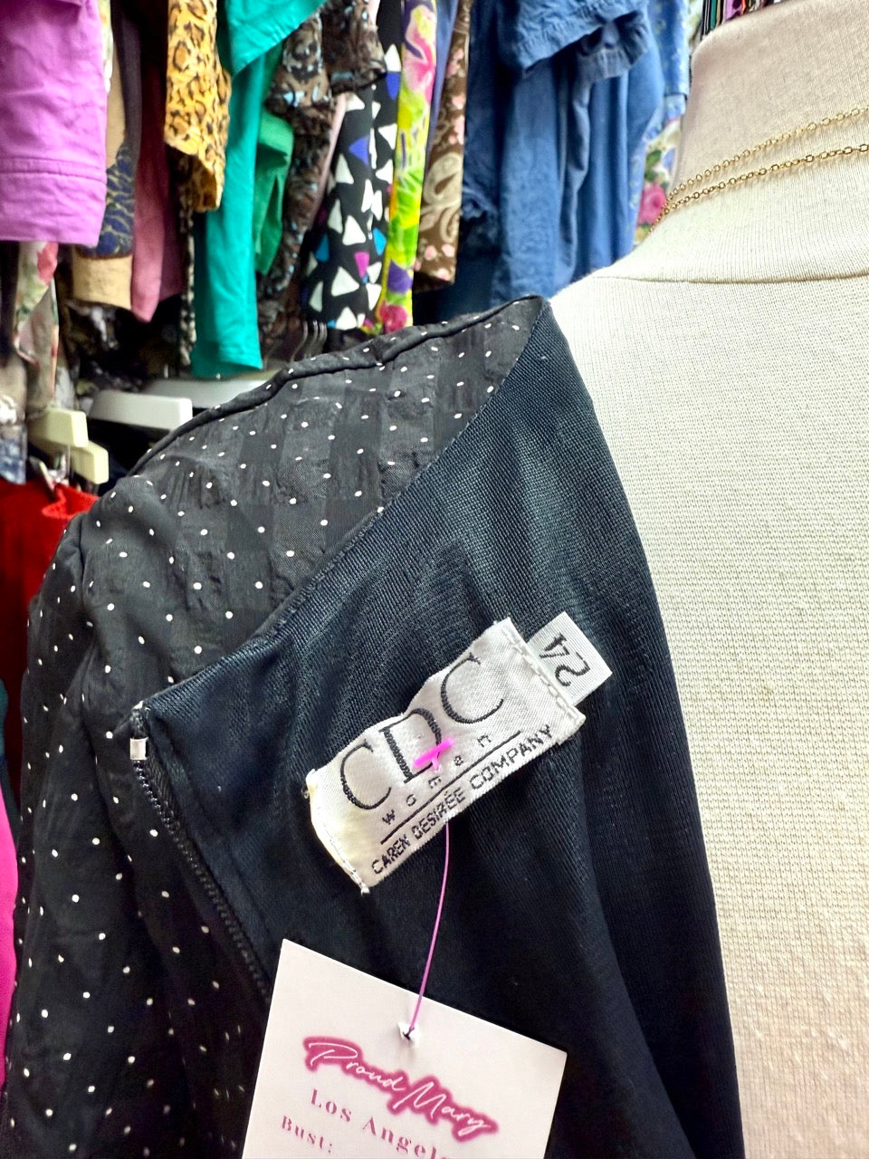 90s Polka Dot Dreamer Dress - Size 4X