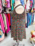 Vintage Primary Petals Sleeveless Mini Dress - Size 2X