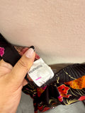 90s Moody Tea Florals Skirt - Size 3X-5X