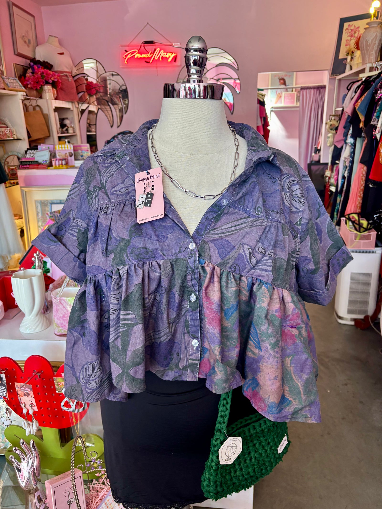 Nitro Button Up Top - Re-worked One of One Item