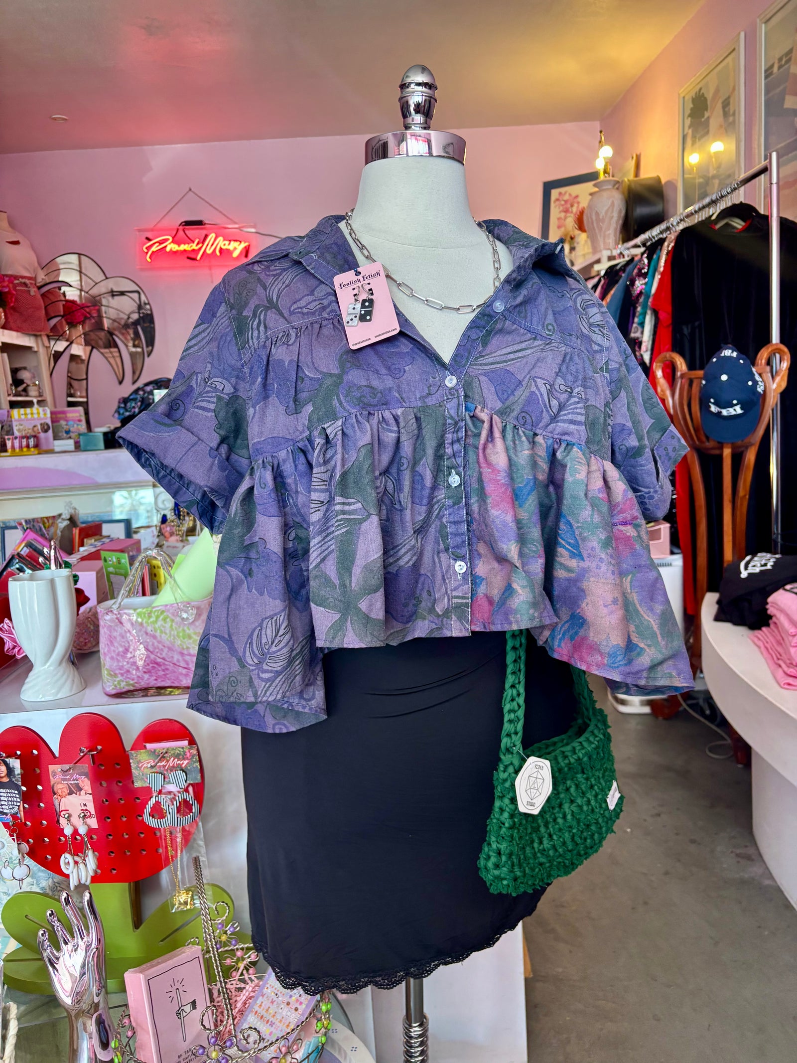 Nitro Button Up Top - Re-worked One of One Item