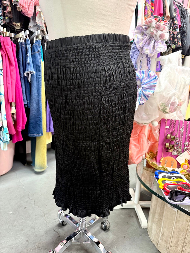 Lovefool Deadstock Shirred Midi Skirt - 4X