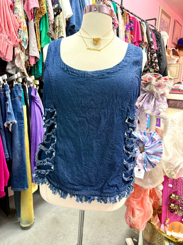 Vacation Time Reversible Tank - Size 18/20 2X