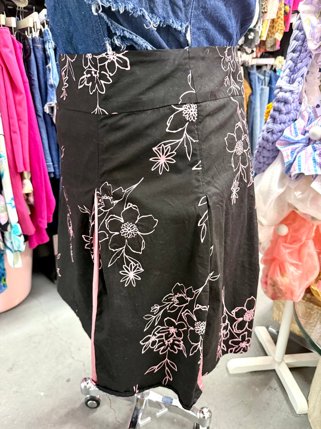 2000s Flirty Florals Paneled Skirt - Size 16/18, 1X/2X
