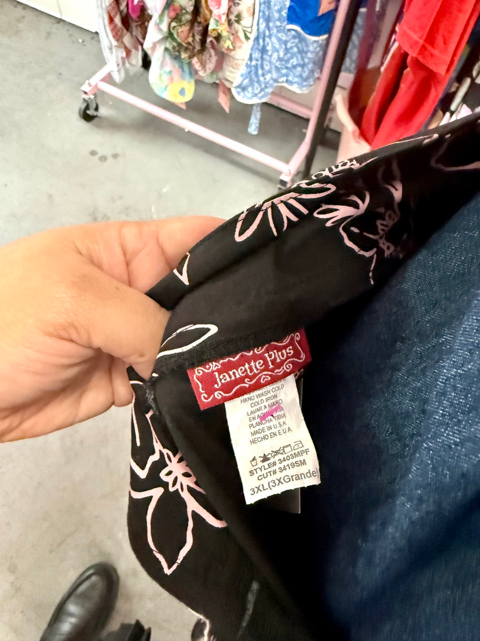 2000s Flirty Florals Paneled Skirt - Size 16/18, 1X/2X