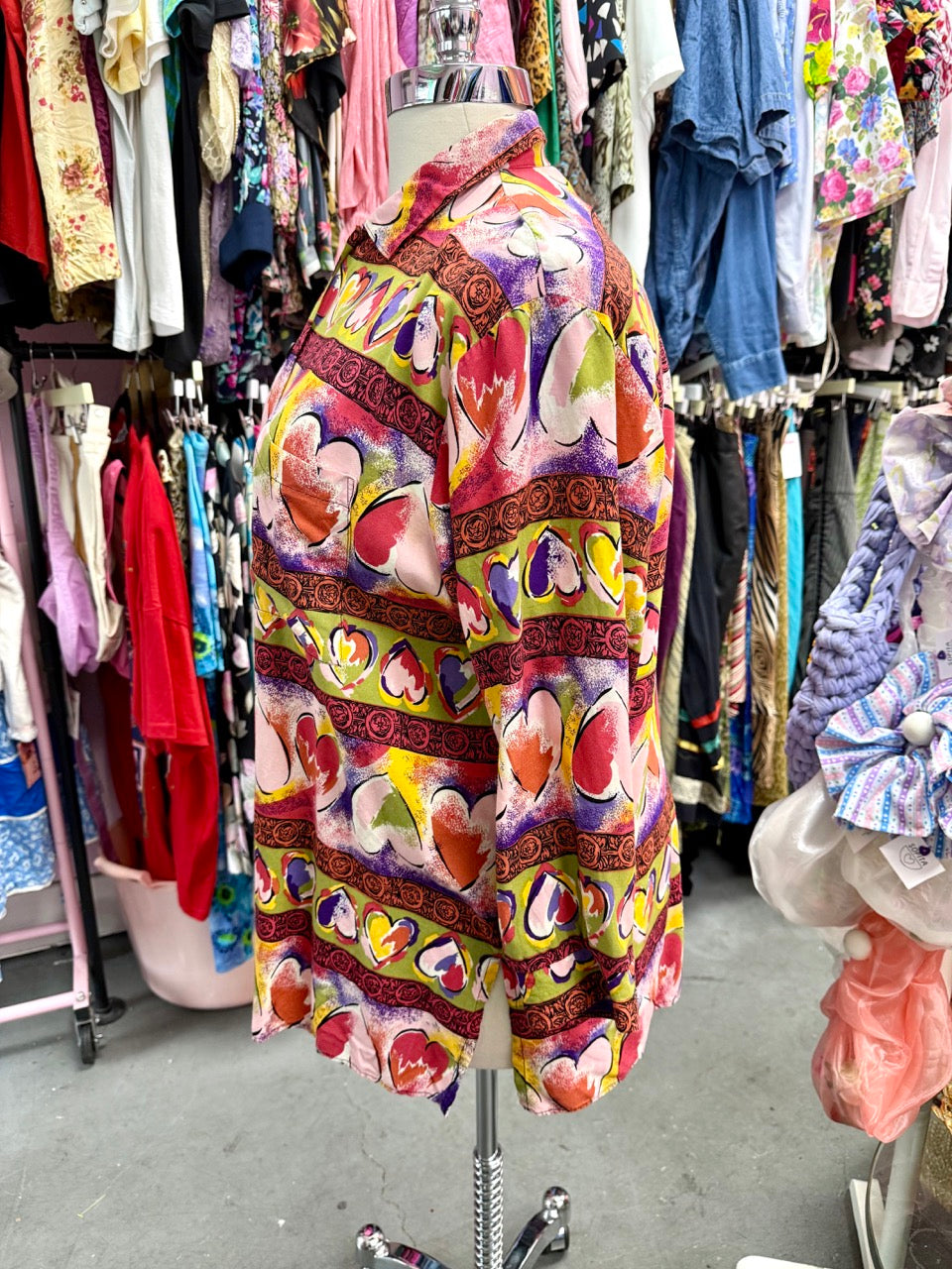 90s Flirting in a Coffee Shop Top - Size 2X