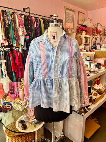 Silver Hammered Heart Adjustable Chain Belt - Size 1X-6X