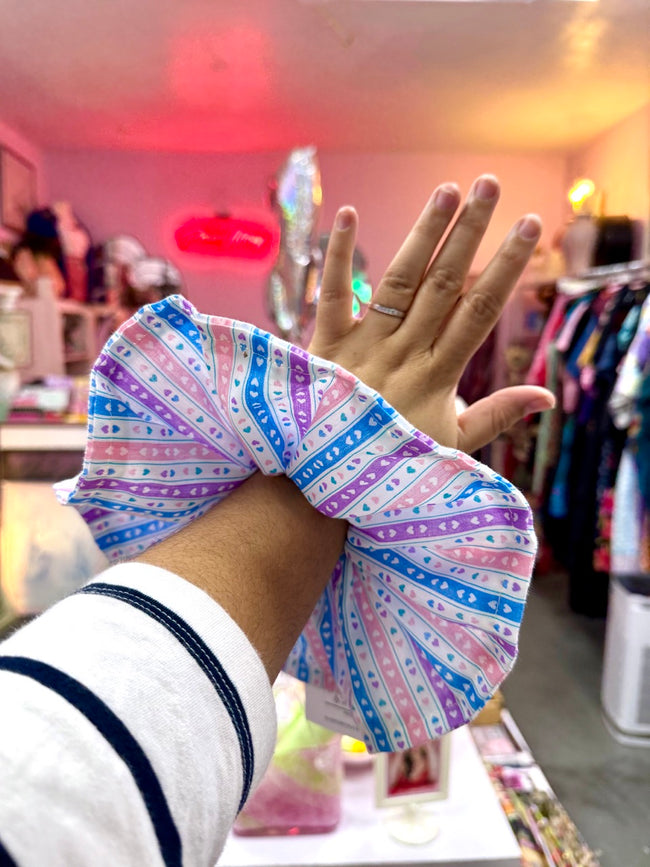 Sopita Vintage Micro Heart Jumbo Scrunchie