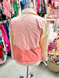 Big Bud Press Pink Colorblock Sailor Jacket - Size 2X