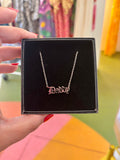 Daddy word Necklace stainless steel