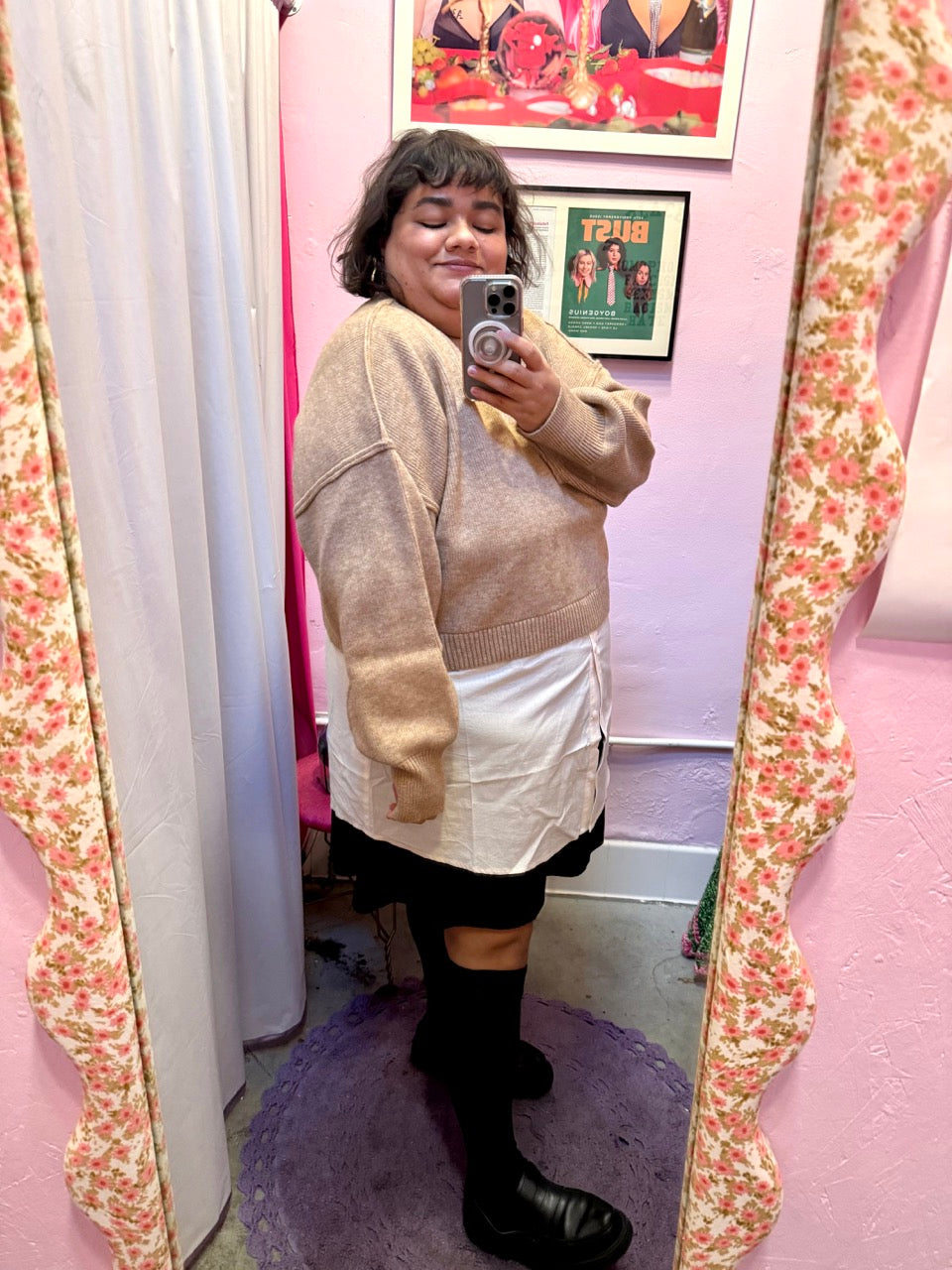 Mix Match Oatmeal Sweater