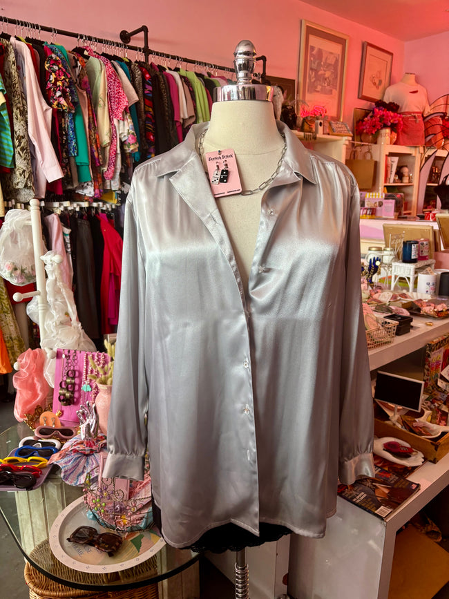 Silver Linings Button Down - 2/3X