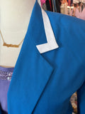 Vintage Cobalt Blue Blazer