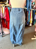 00s Button Front Denim Skirt - Size 3X/4X