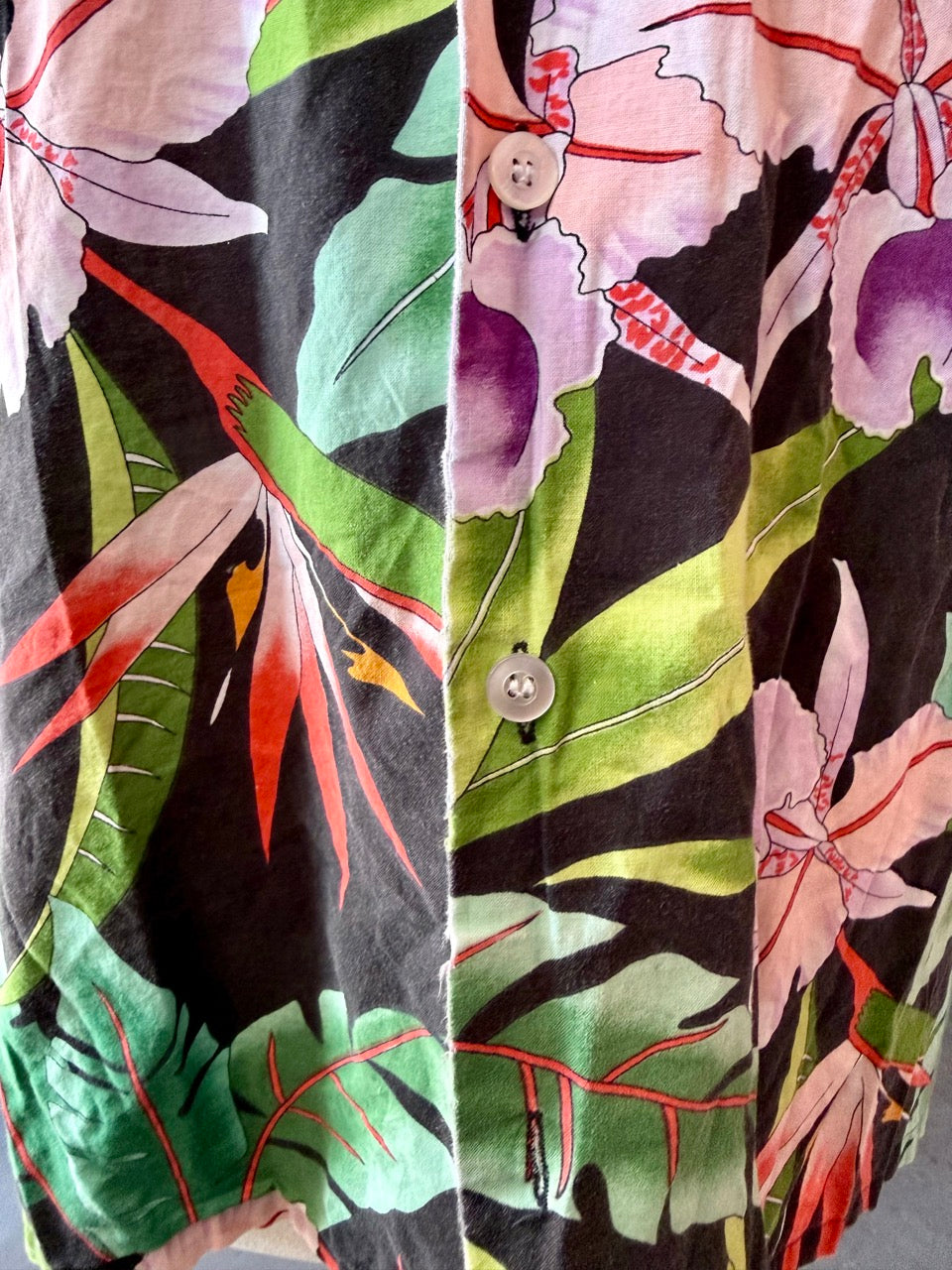 In Your Paradise Button Up Top - Size 3X/4X