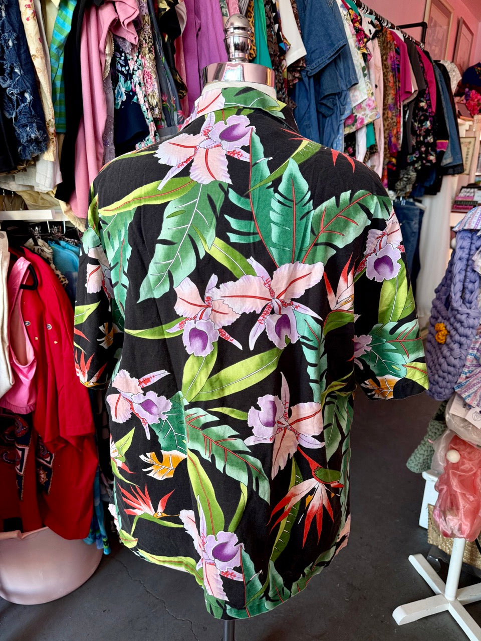 In Your Paradise Button Up Top - Size 3X/4X