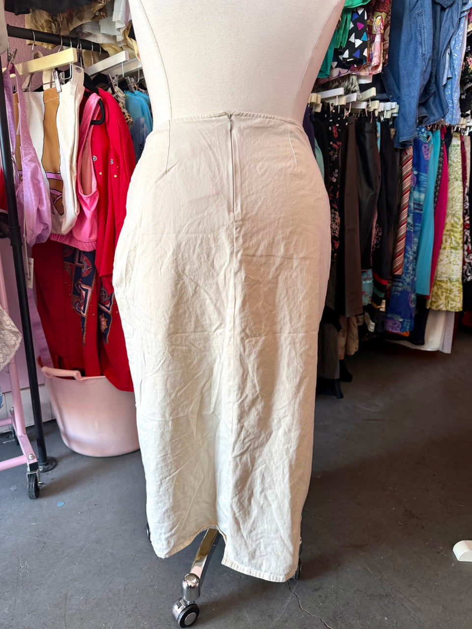 90s Flower Picking Skirt Set - Size 1X/2X