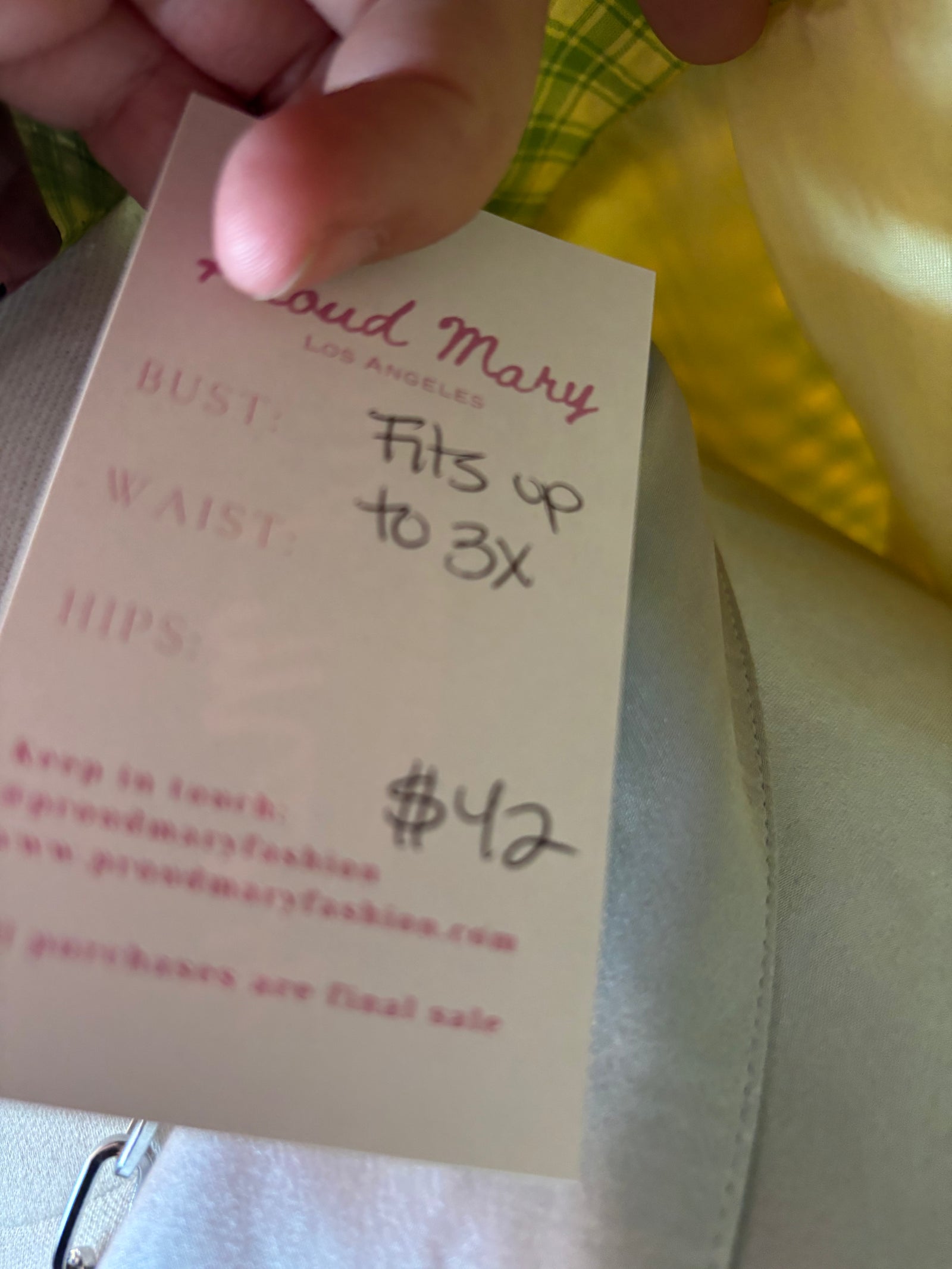 Lime Green Plaid Lightweight Blazer Shacket - 3X