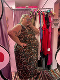 90's Corduroy Floral Midi - Size 22/24