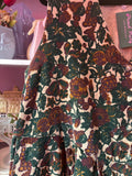 90's Corduroy Floral Midi - Size 22/24