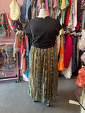 Vintage Flowy Maxi Skirt - 2X