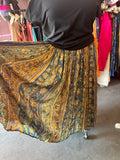 Vintage Flowy Maxi Skirt - 2X