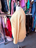 90s Butter Yellow Baby Cardigan - Size XL/1X