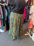 Vintage Flowy Maxi Skirt - 2X