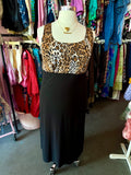 90s Little Leopard Dress - Size 2X-4X