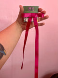 Fabric Bow Barrette Clips