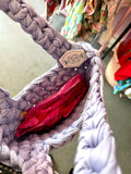 YZZKA Studio Daisy Crochet Bag - 100% Reclaimed Fabric